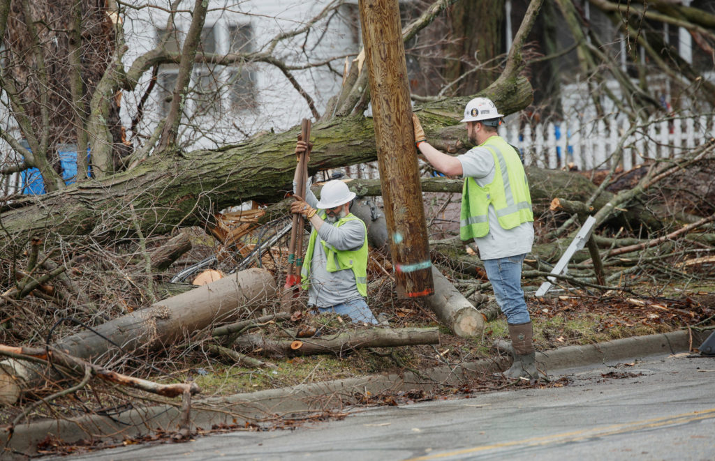 Powerful winds and extreme weather knock out power, damage property and ...